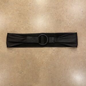 Ann Taylor Dark Brown Leather Belt